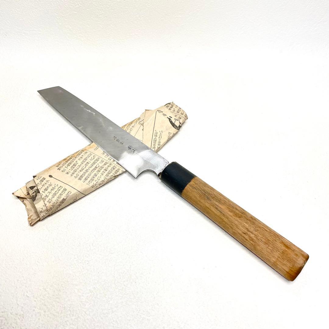 ブ*ナ様 本鍛錬 極上 むきもの包丁 六寸 刃渡り約180mm 和包丁 剝きも