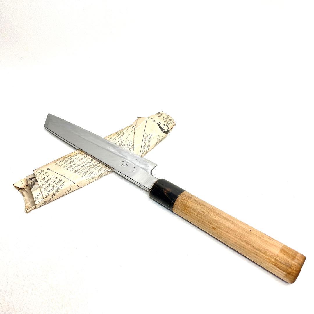 ブ*ナ様 本鍛錬 極上 むきもの包丁 六寸 刃渡り約180mm 和包丁 剝きも