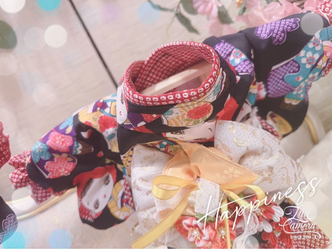 B403,pon2pan2☆オーダー☆犬お着物☆文化人形