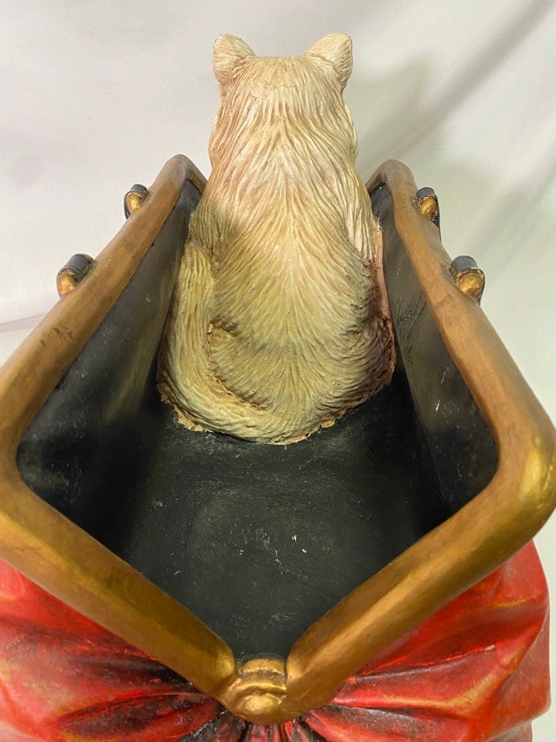 1666❣️ 猫　鞄　財布　オブジェ　輸入アンティーク
