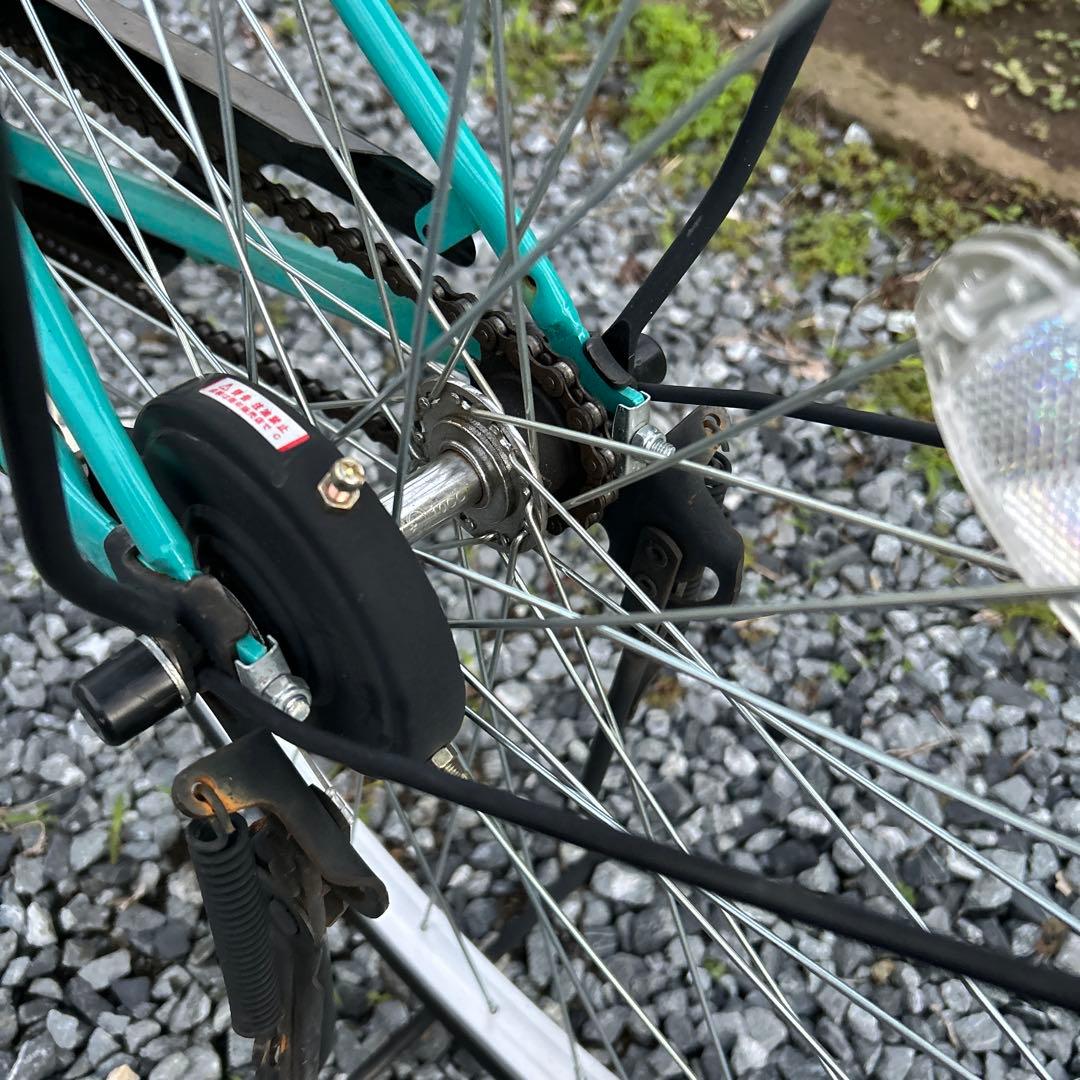 Rosellyシティサイクル アクアブルー　26c