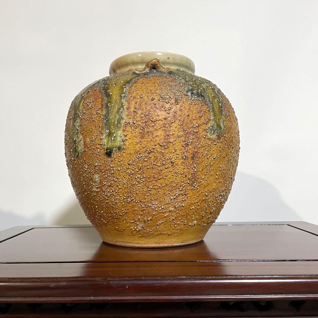 骨董品　壺　花瓶　窯焼　アンティーク 古