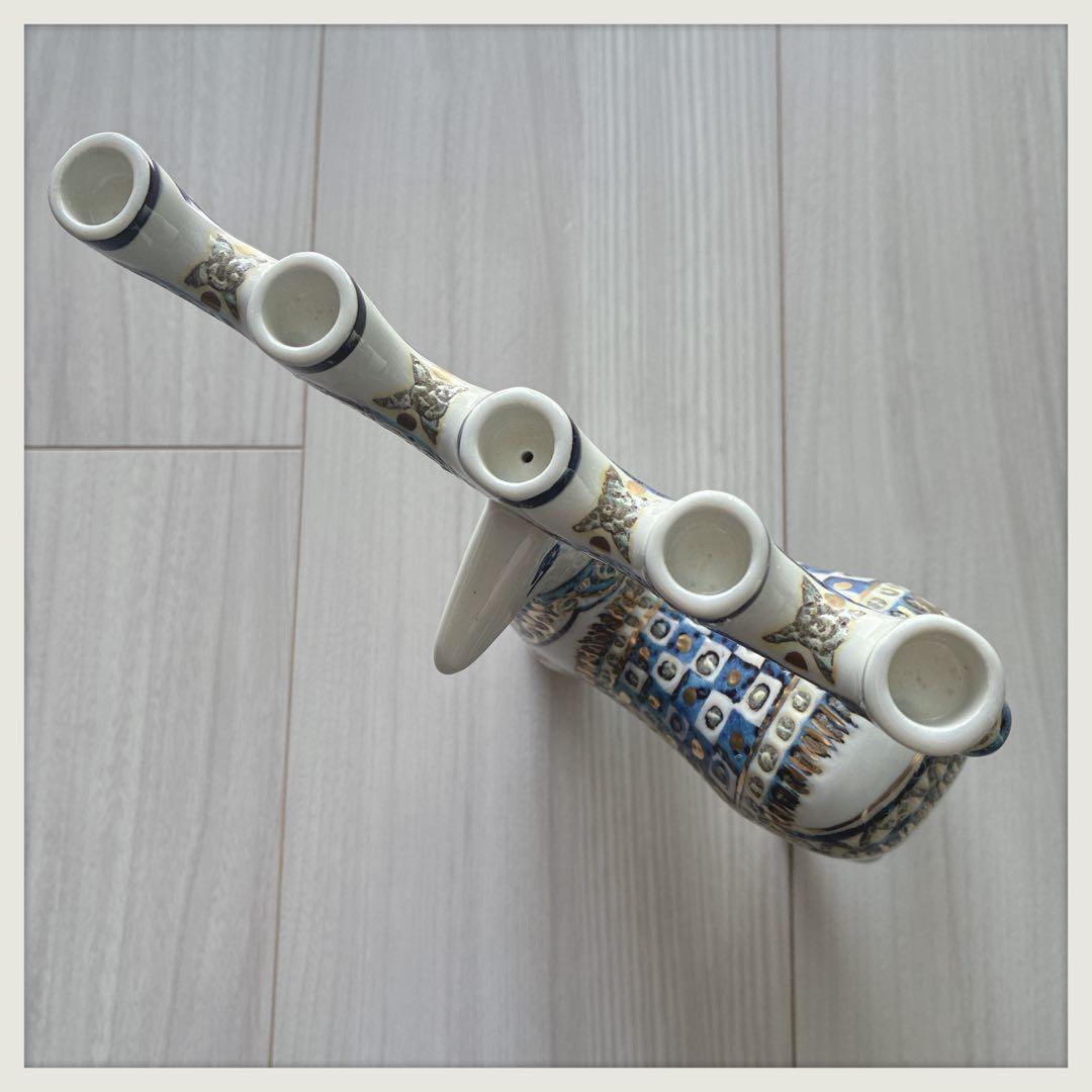 ロイヤルコペンハーゲン　ヴィンテージ　トナカイキャンドルスタンド