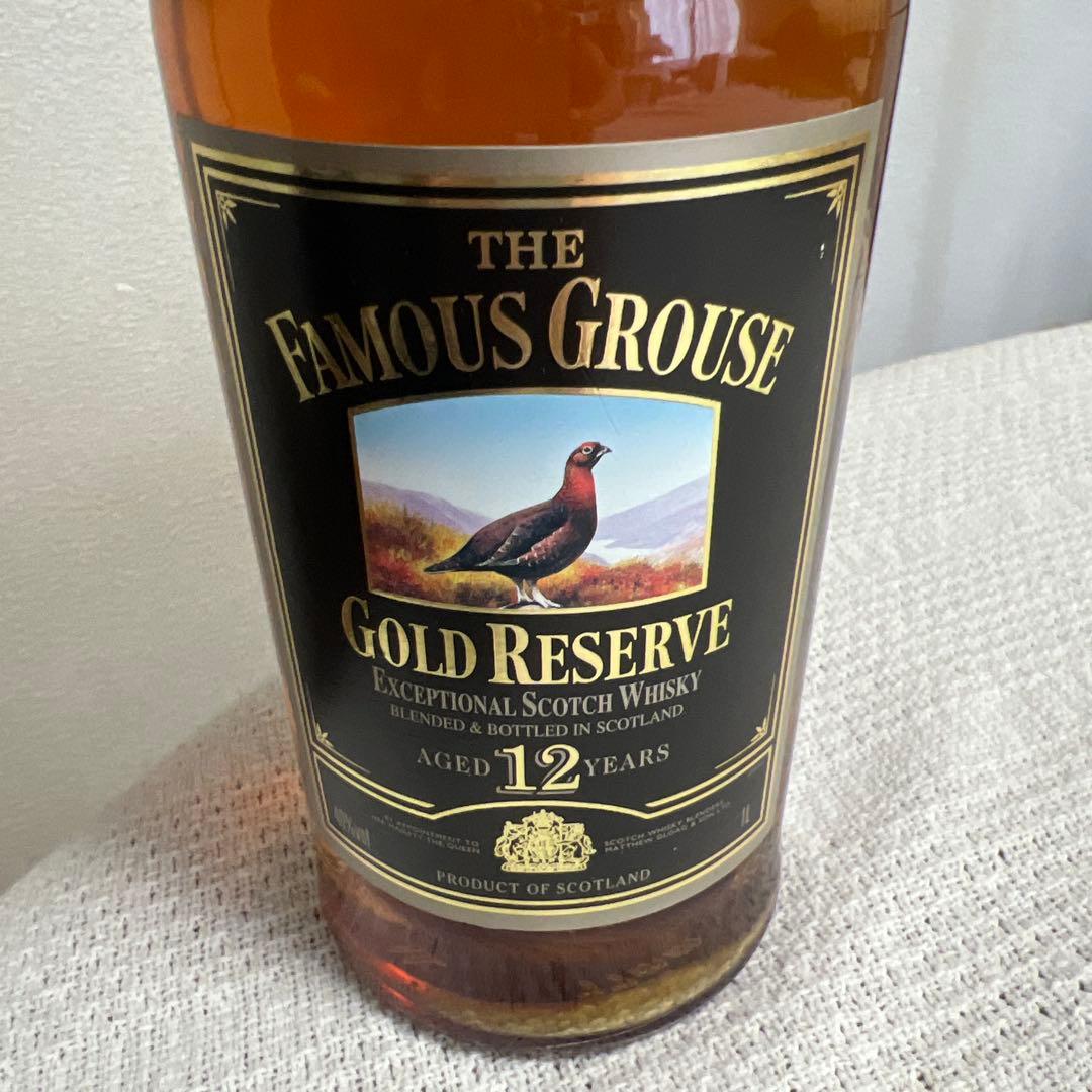 ウイスキー　古酒Famous Grouse Gold Reserve 12年