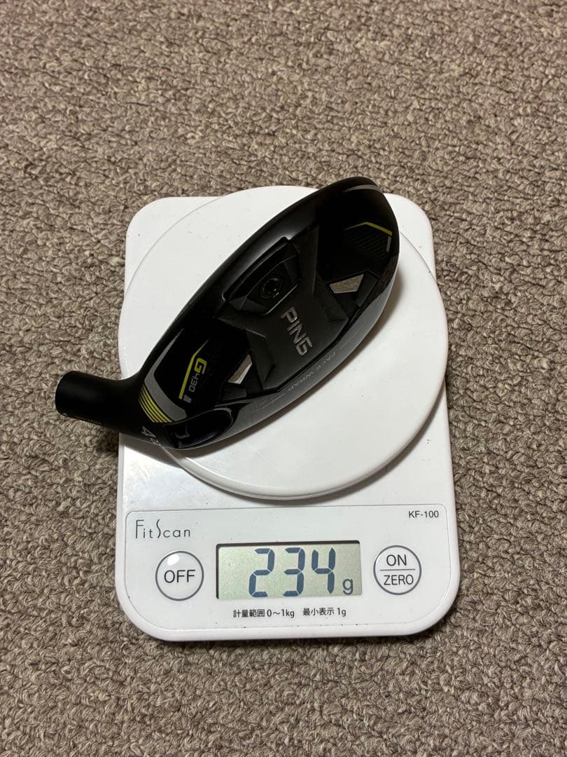 PING ピン G430 ハイブリッド 4U 22度 ヘッドのみ