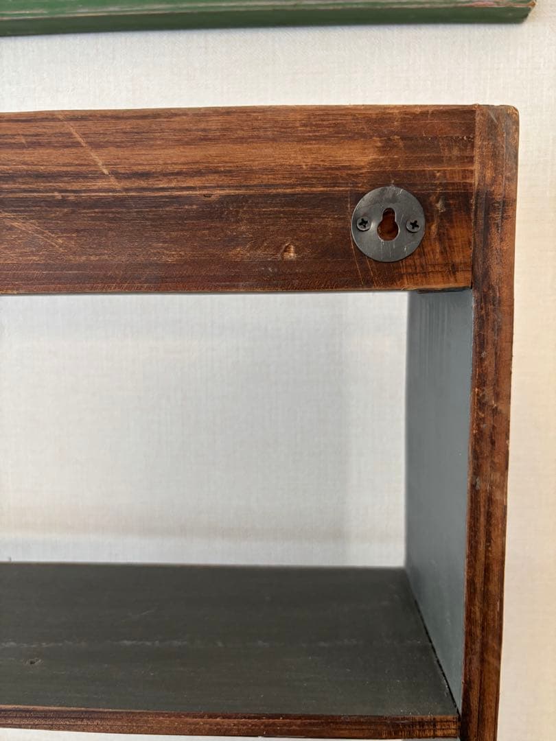 イギリスアンティークシェルフウォールシェルフ壁掛けラック