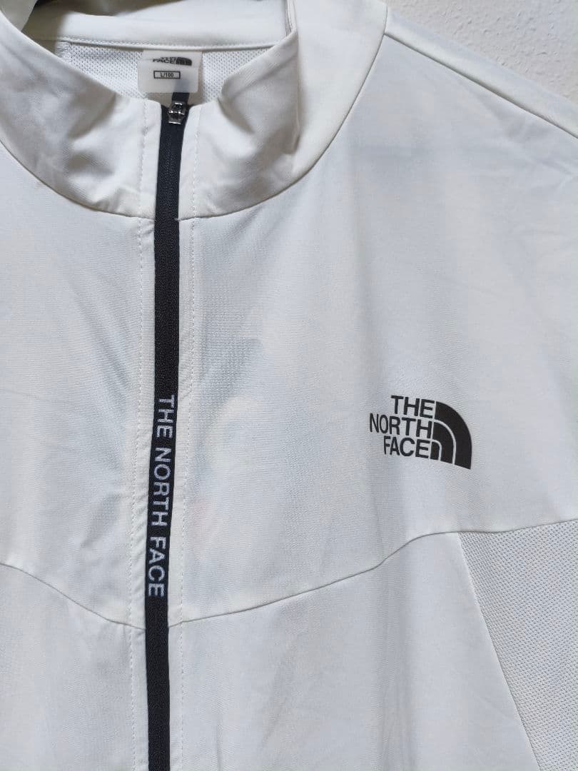 THE NORTH FACE ホワイトナイロンジャケット　Lサイズ