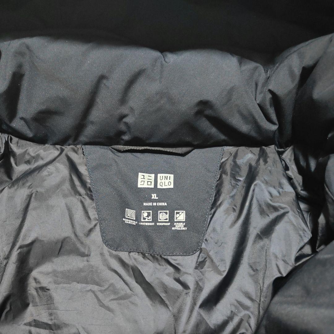 キンパル　！　シームレスダウンコート　紺　XL　ユニクロ