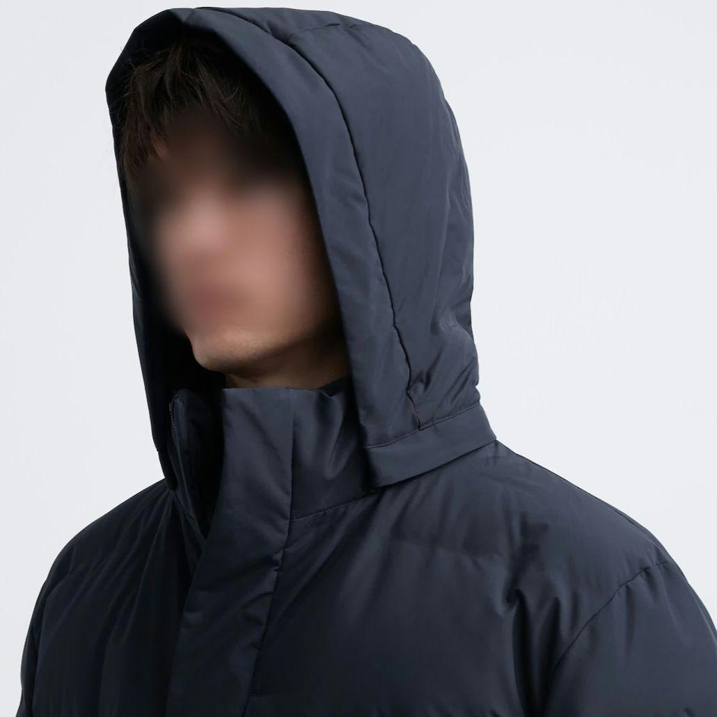 キンパル　！　シームレスダウンコート　紺　XL　ユニクロ