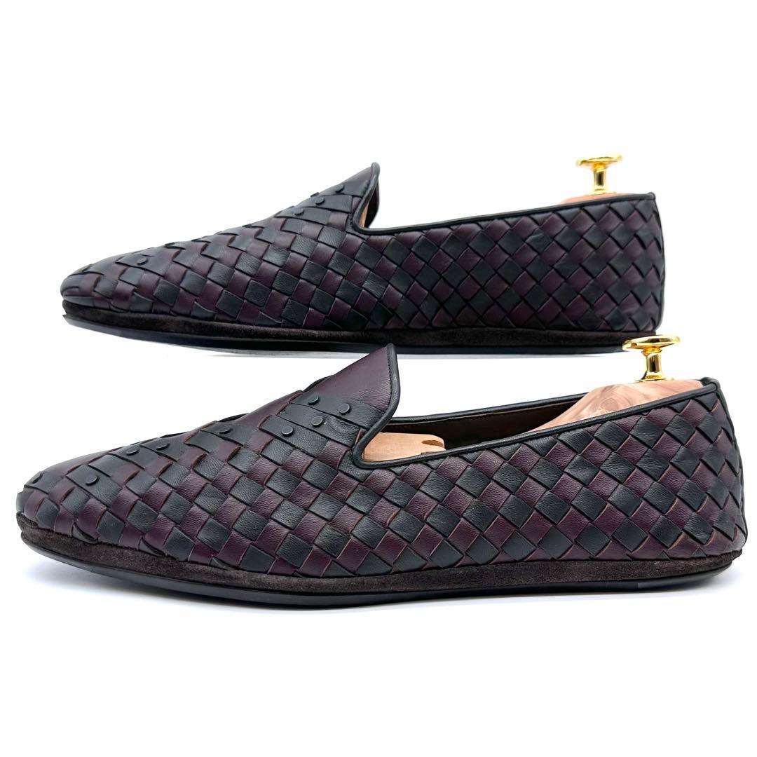 美品✨BOTTEGA VENETA イントレチャート ローファー スタッズ 40