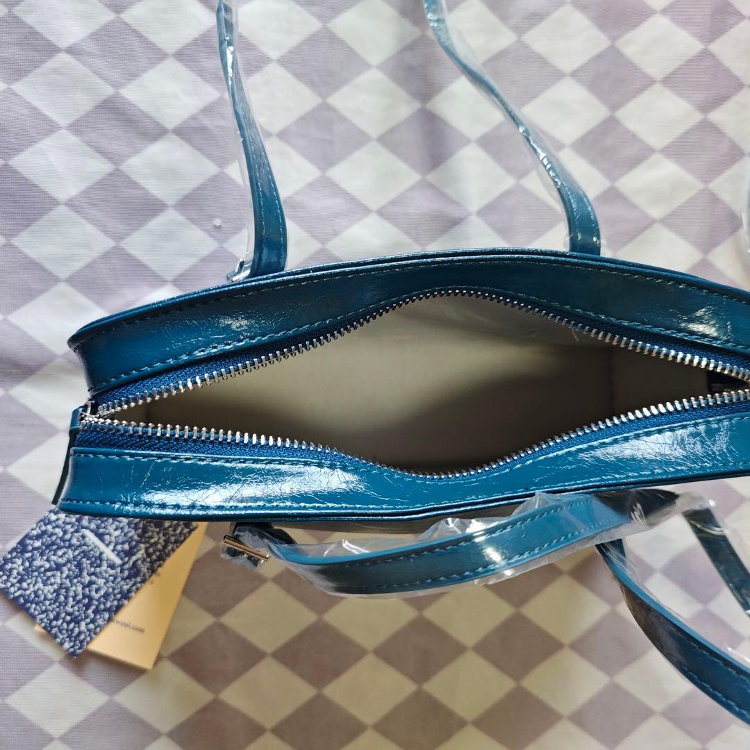 Paloma Wool レザーショルダーバッグ 青