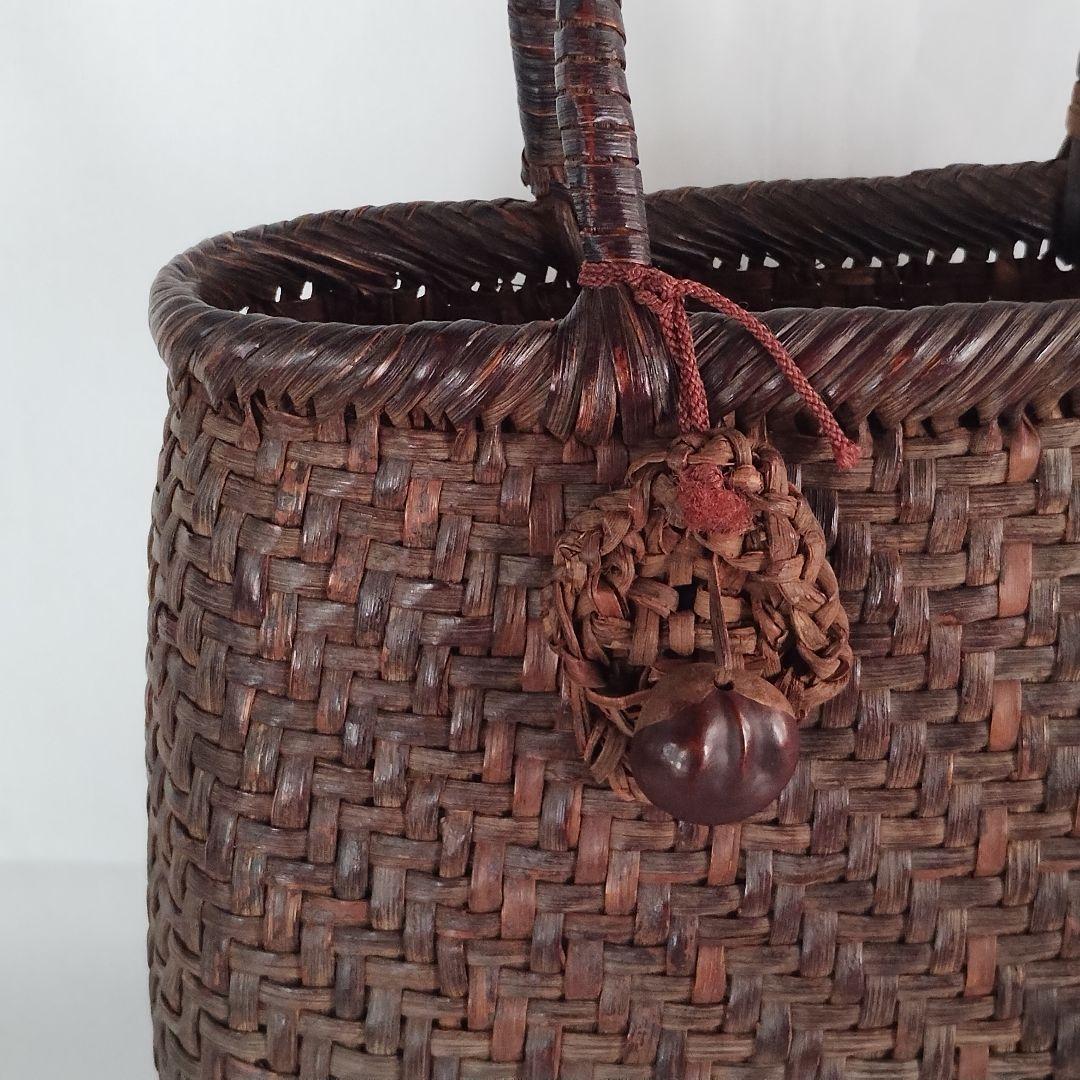 お値下げ最終　美品　国産　山葡萄蔓バック