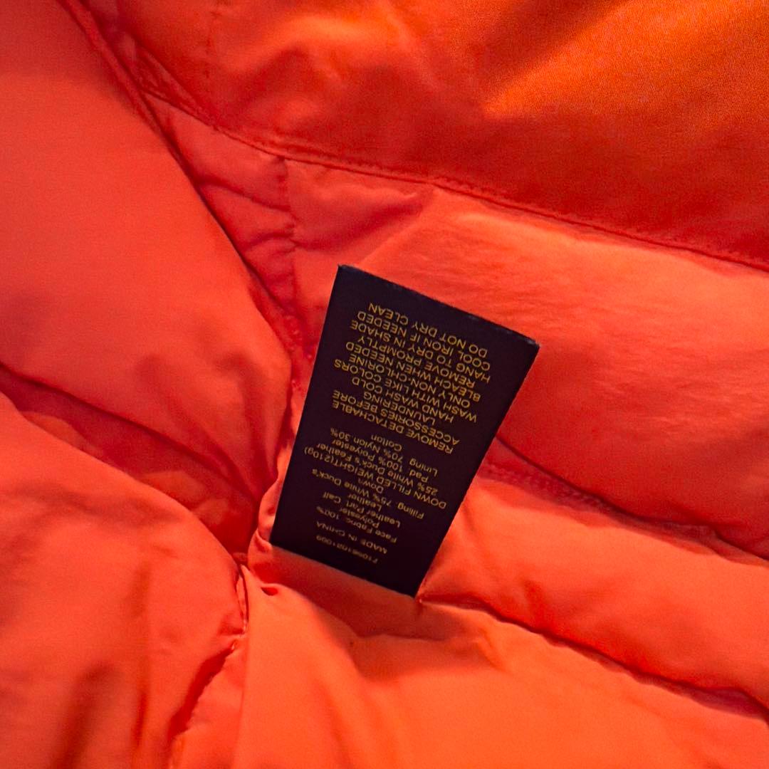 Polo Ralph Lauren オレンジ ダウンベスト L