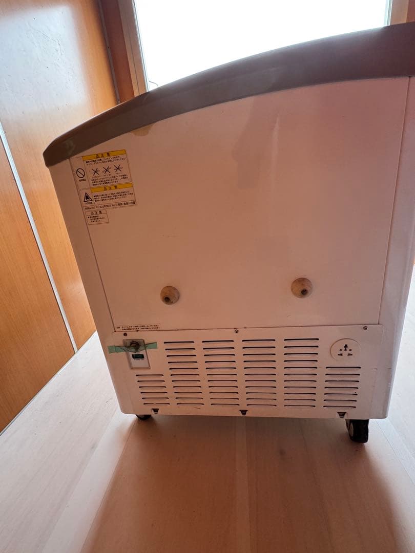 JCM 冷凍庫 ガラス蓋付き 2区画