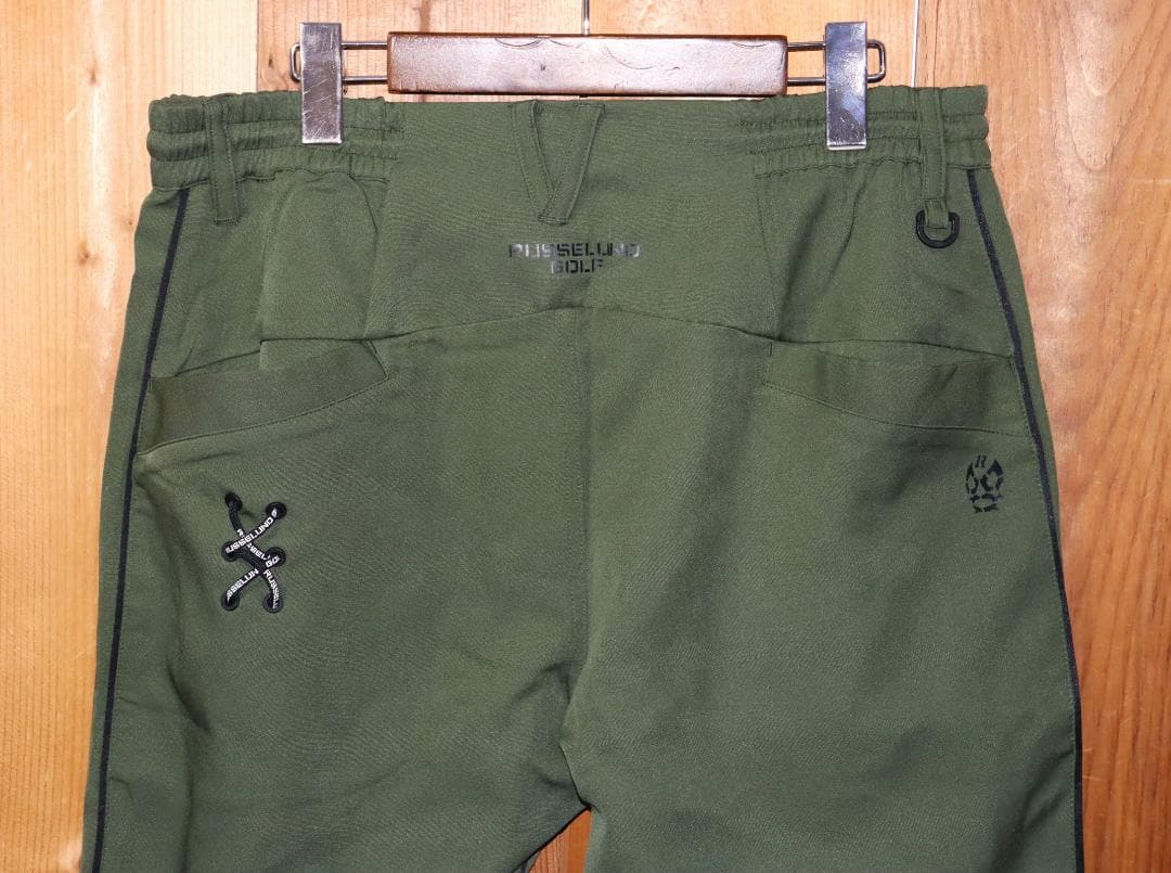 新品 ラッセルノ ゴルフ パイピングライン ゴルフパンツ (6/XL) Ⓗ