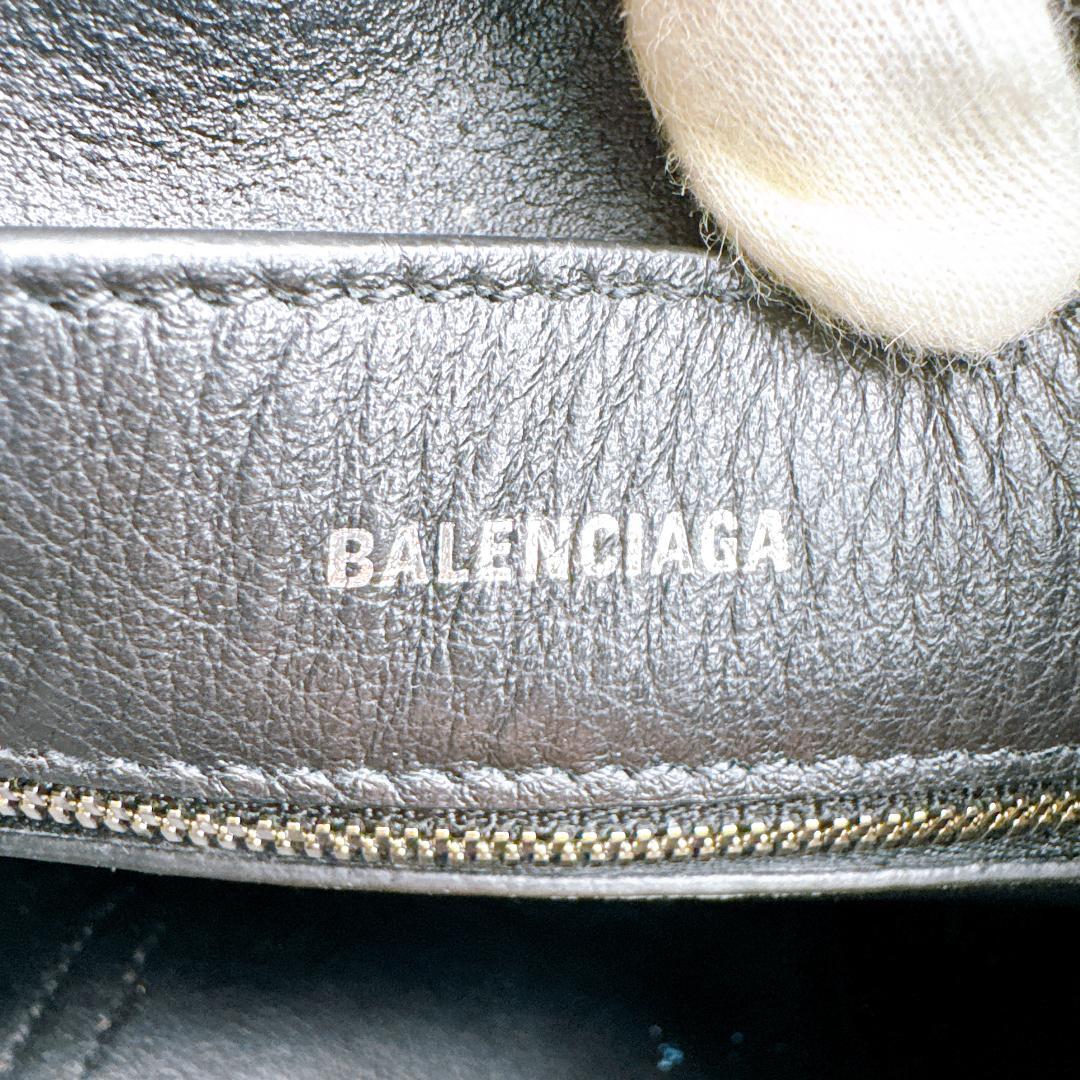 バレンシアガ レザー エブリデイXXS トートバッグ ストラップ有　ベージュ