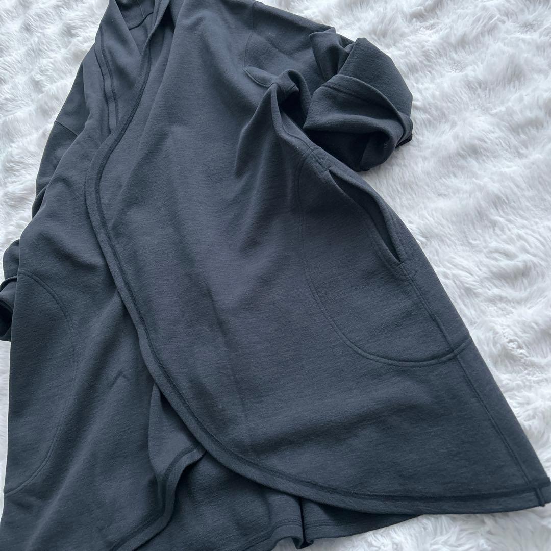 ヨーガンレール★アルパカ混　ウール フロントオープン 羽織 カーディガン