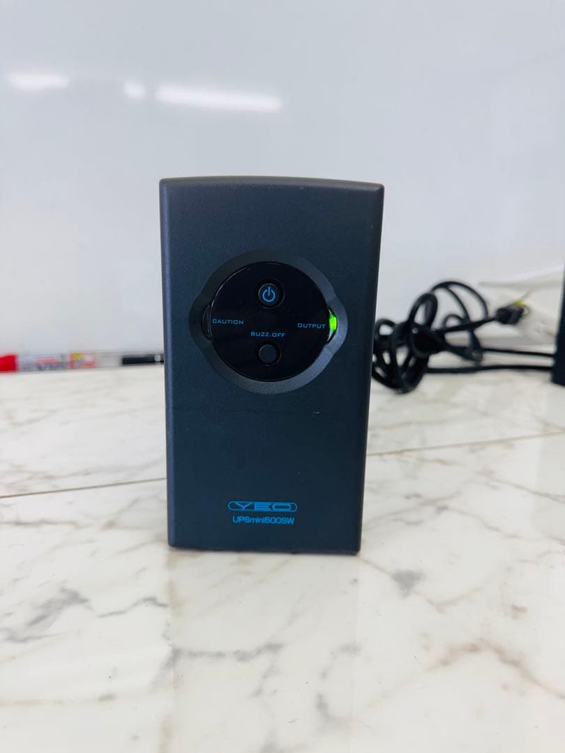 正弦波 UPS ユタカ　電機製作所　UPSmini500SW 停電　蓄電　軽量