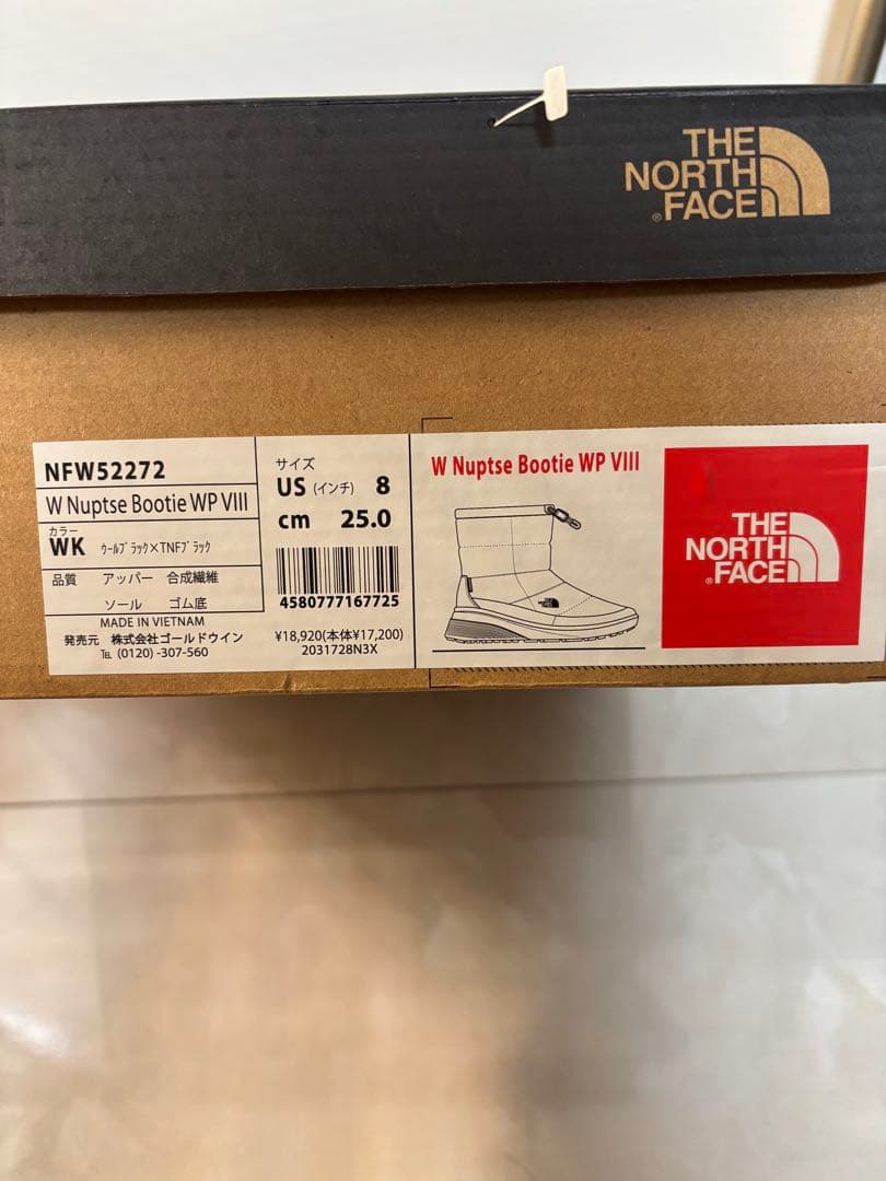 靴 THE NORTH FACE W Nuptse Bootie WP VIII 8