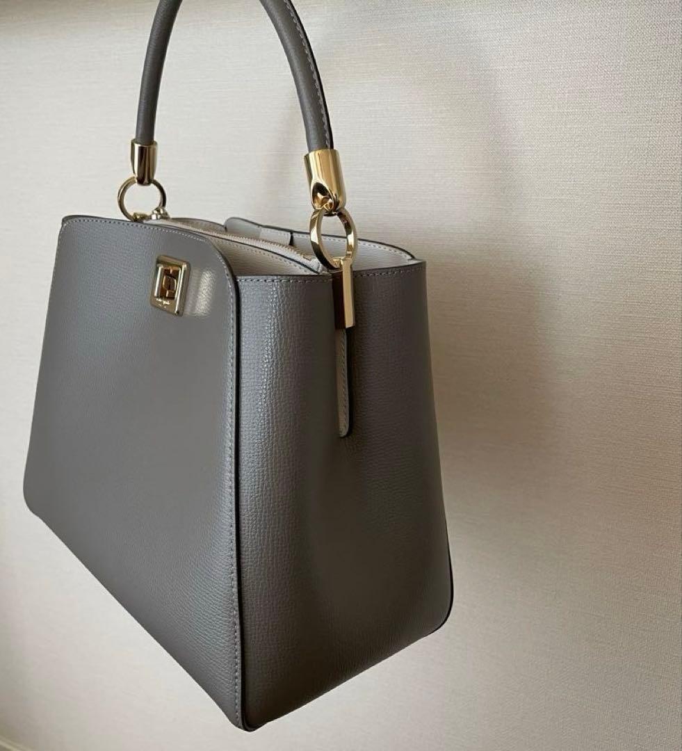 kate spade 2WAYバッグ グレー 直営アウトレット 美品