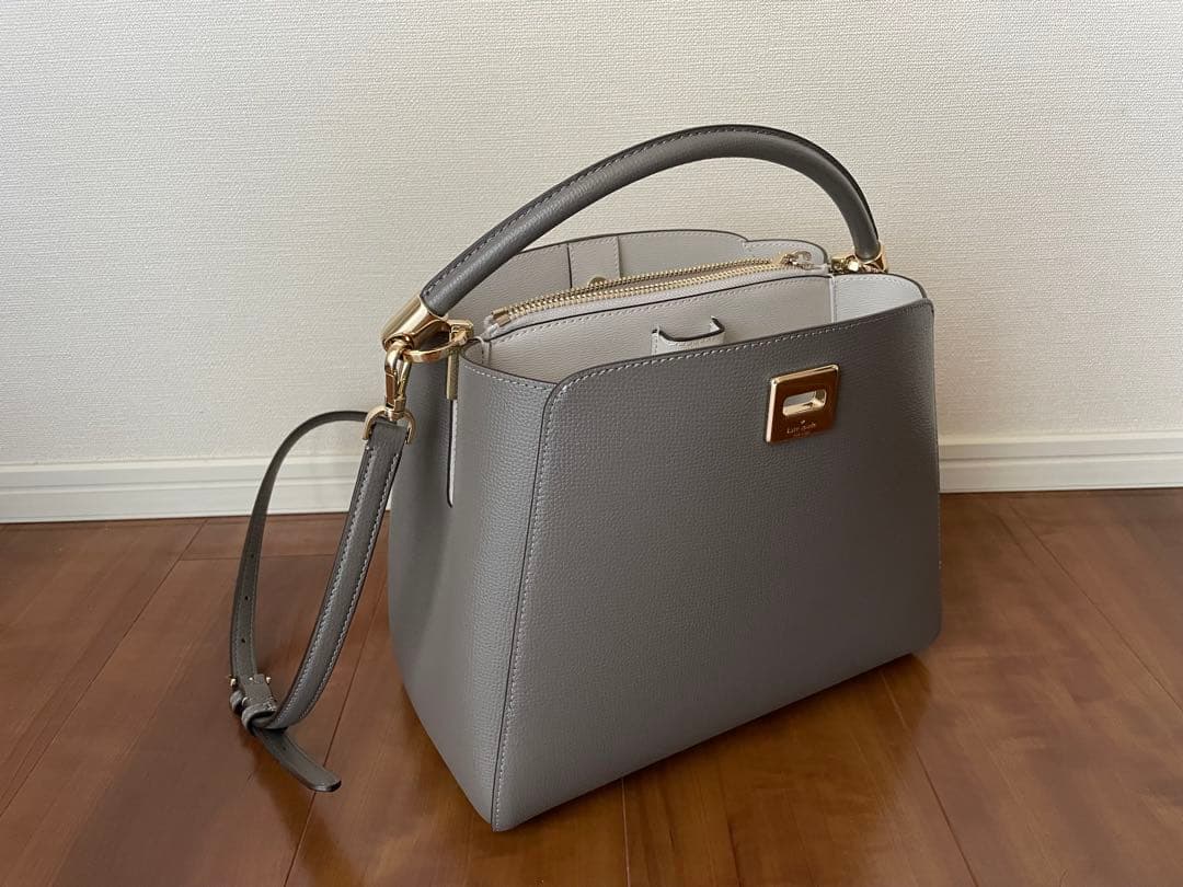 kate spade 2WAYバッグ グレー 直営アウトレット 美品