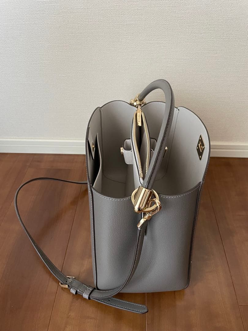 kate spade 2WAYバッグ グレー 直営アウトレット 美品