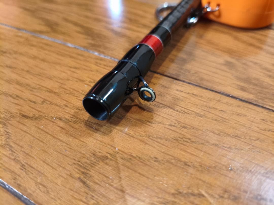 NFT製　POWER LOOP　「新堤120G」前打ち　チヌ竿　グラス巻き