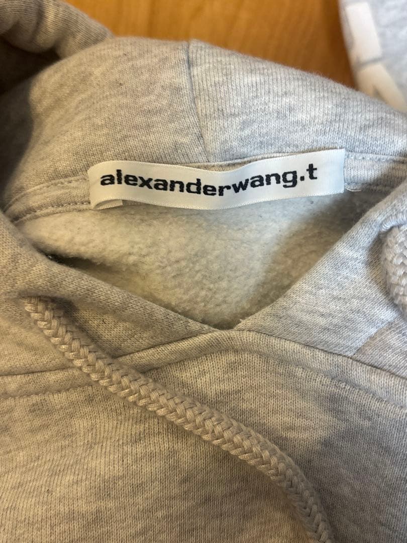 Alexander Wang アレキサンダーワン　グレー フード付きスウェット