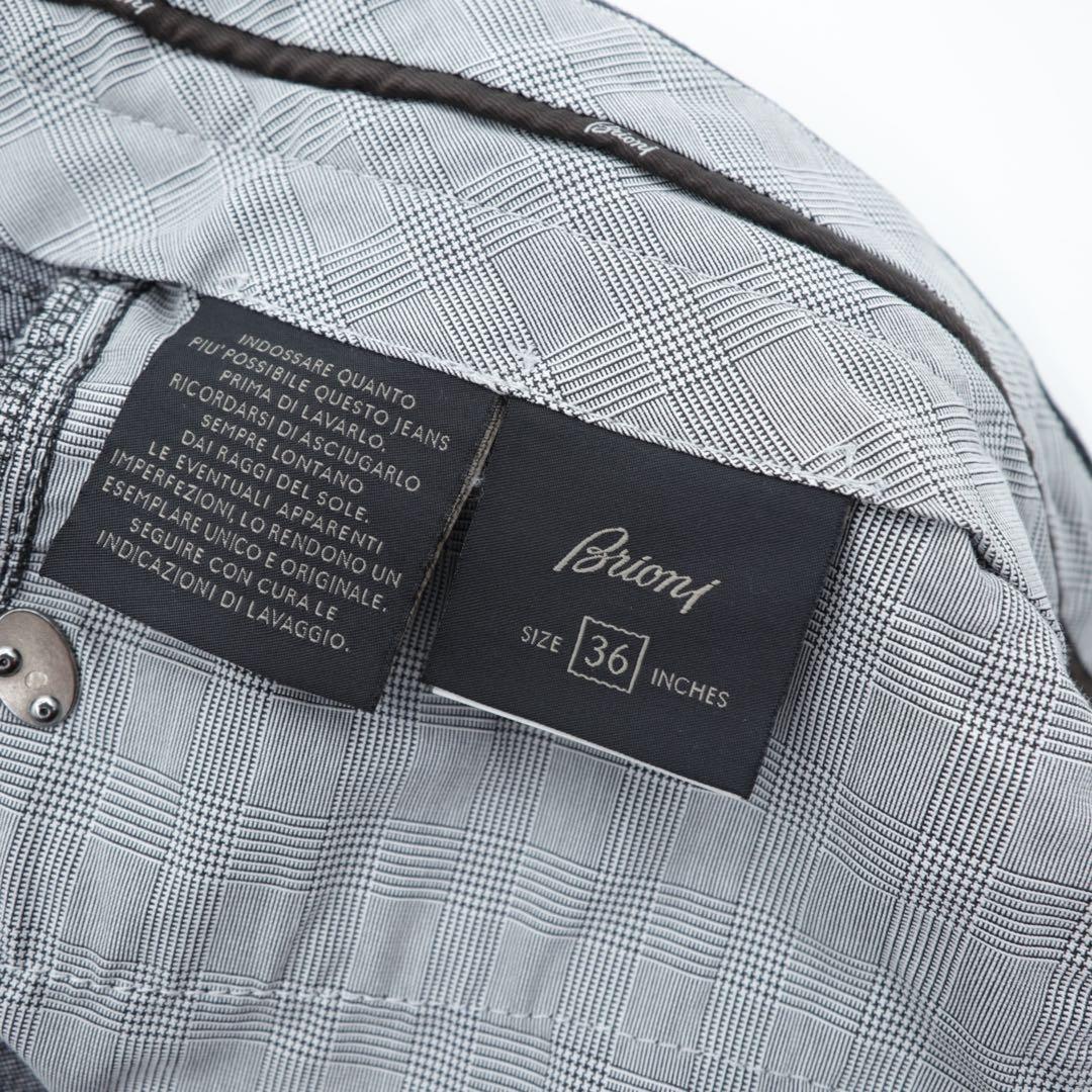 【専用】Brioni ブリオーニ STELVIO デニムパンツ レザーパッチ