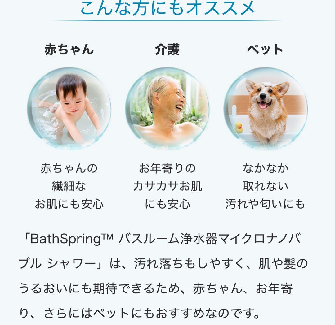 Amway 新型 BathSpring バス浄水器 マイクロナノバブル シャワー