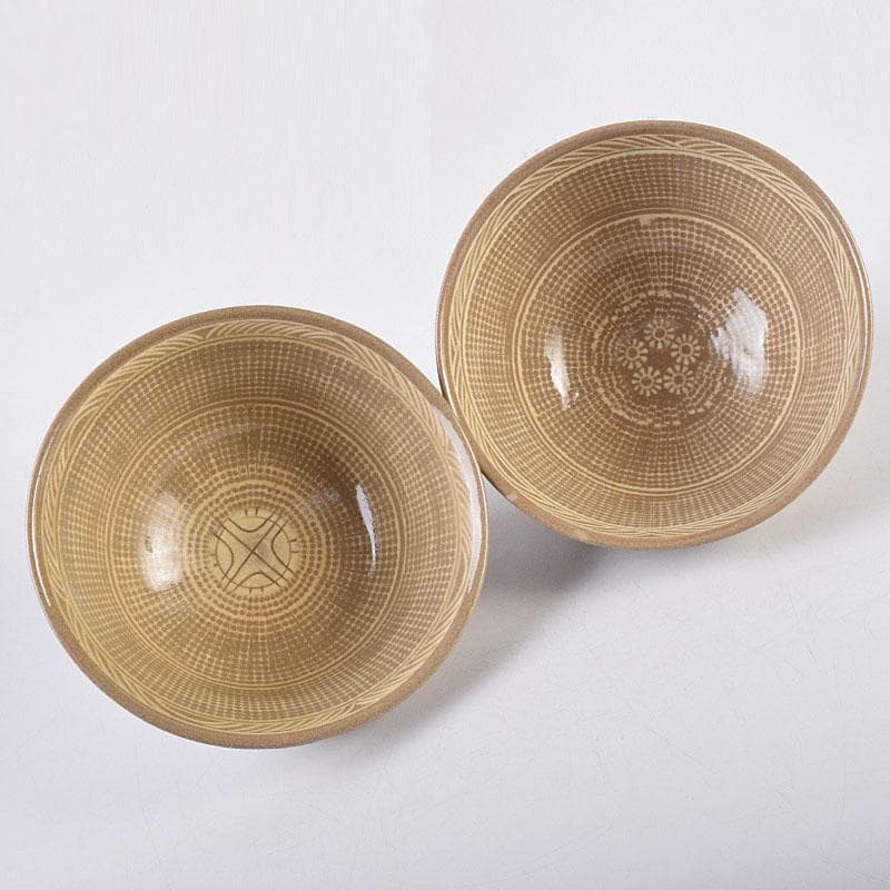 茶道具　廣洲窯　趙子守作　三島茶碗　数茶碗　十客　共箱　V　R9215H