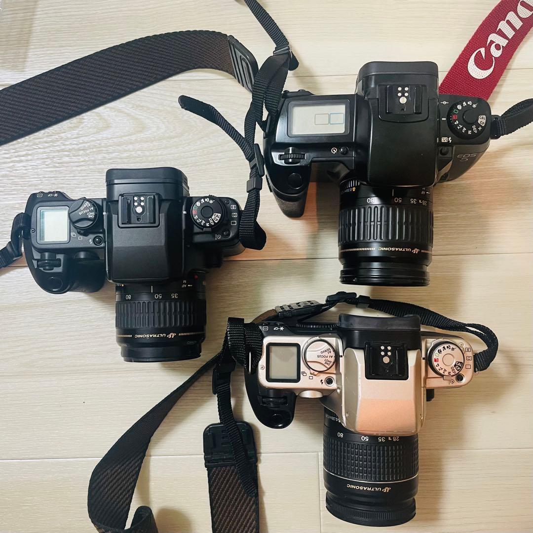 Canon EOS5 EOS55 3台セット フィルムカメラ