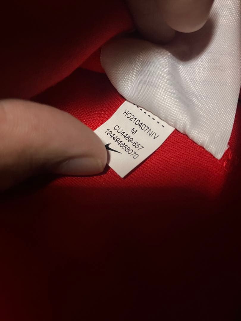 NIKE テックフリース　赤色　正規品