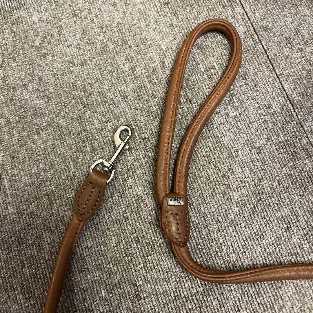 Hunter キラキラスワロフスキー付き　首輪　リード　ハーネスセット