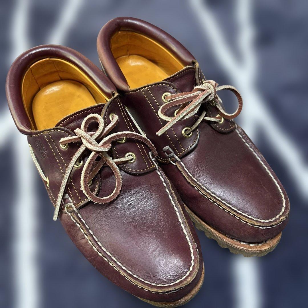 靴 TIMBERLAND HS 3 EYE LUG 50009 BURGUNDY