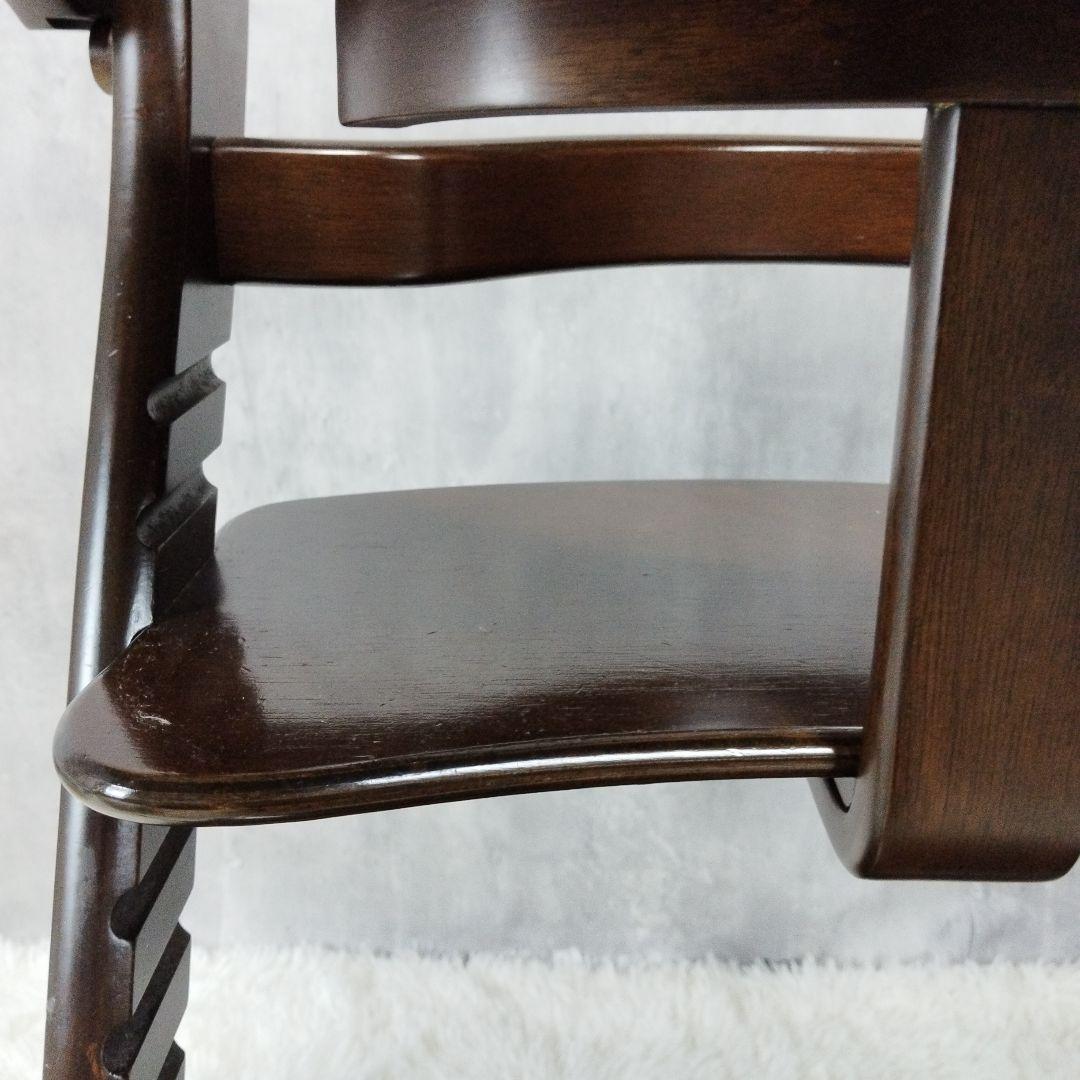 【美品】大和屋　すくすくチェア　イーエヌ　テーブルガード　ダークブラウン