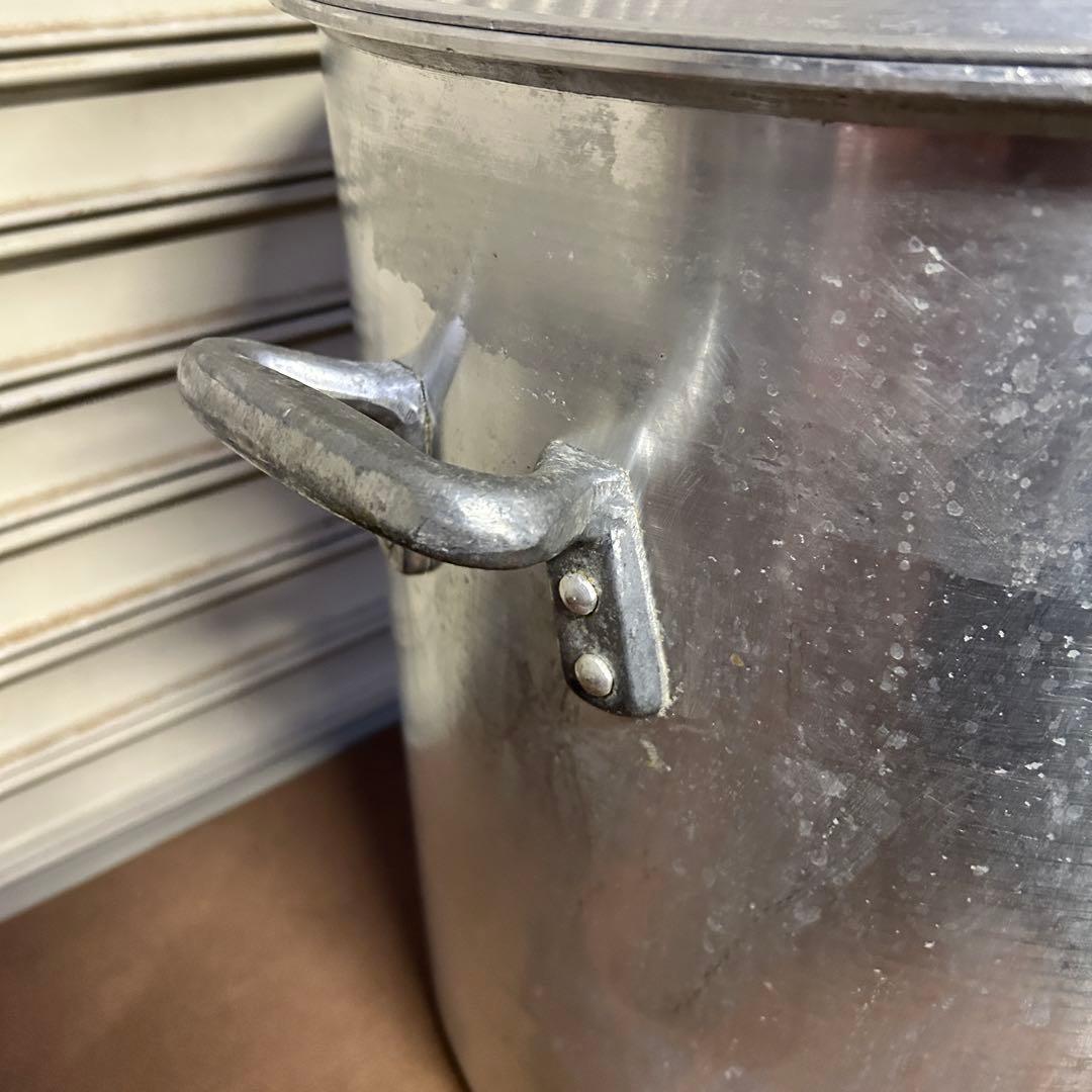 CF45★アルミ製★ 特大 蓋付 寸胴鍋 両手鍋 直径45㎝ 業務用 361