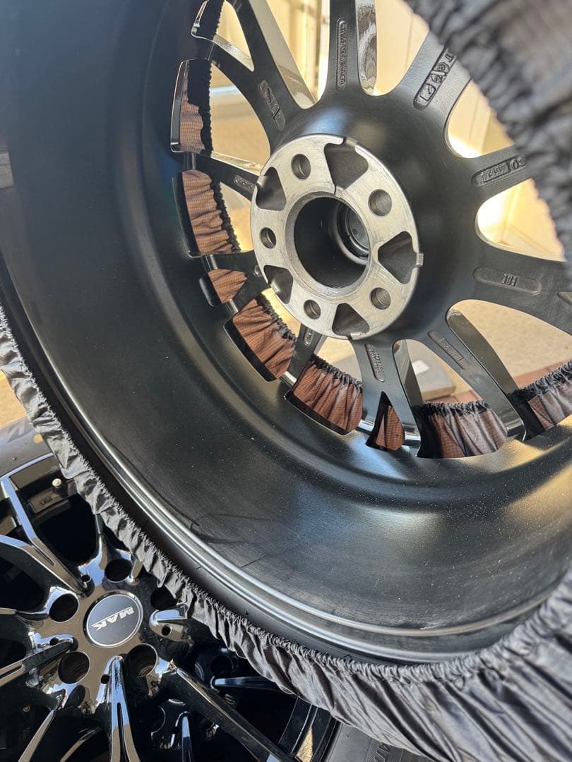 美品BMWX３ブリヂストンBLIZZAKタイヤホイールセットR18 スタッドレス