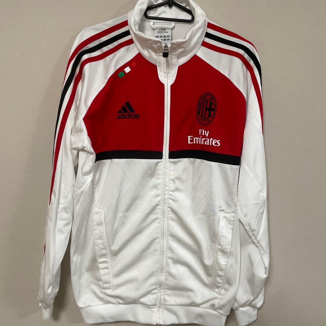 adidas ACミラン　ジャージ　上下セット　セットアップ　サッカー着