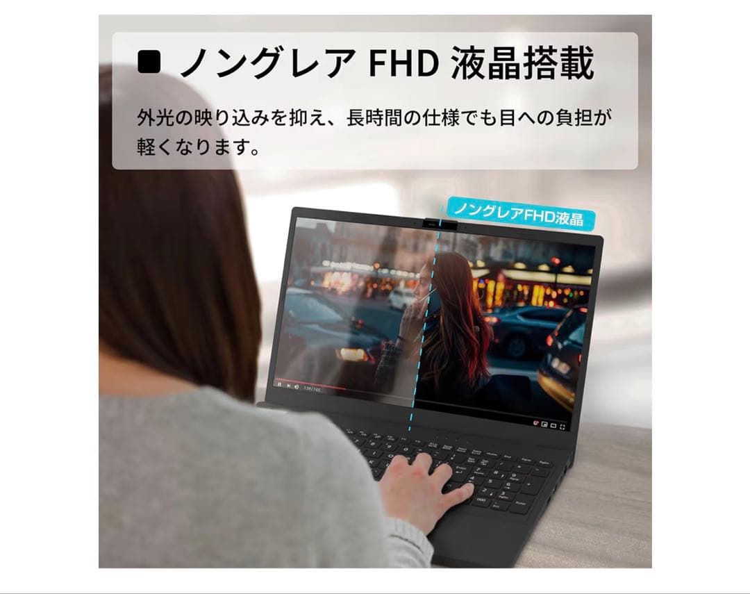 Fujitsu FMV 15.6インチ FHD ノートPC