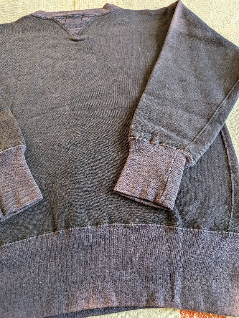 40s Champion 両V スウェット ネイビー