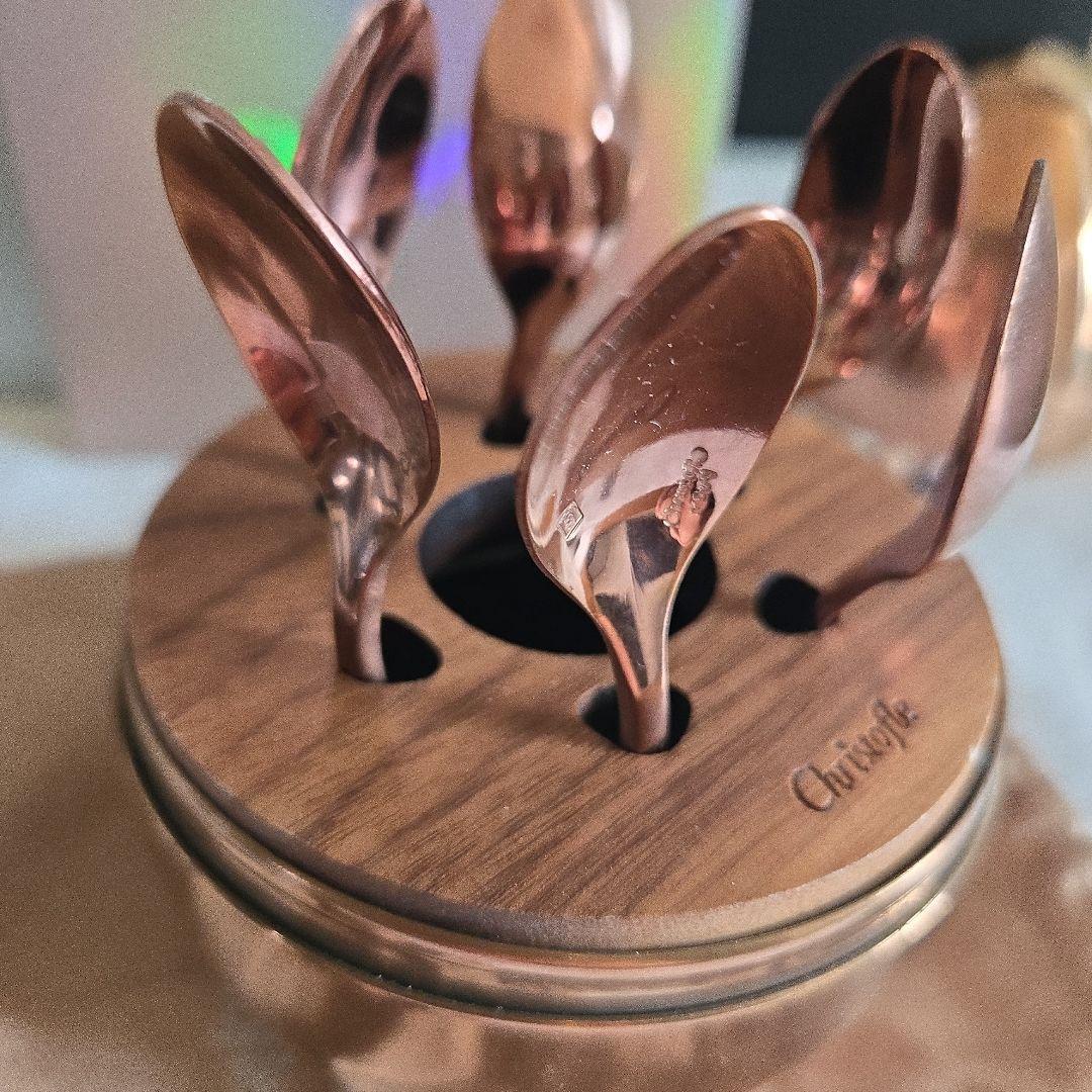 Christofle クリストフル ローズゴールド カトラリーセット 未使用