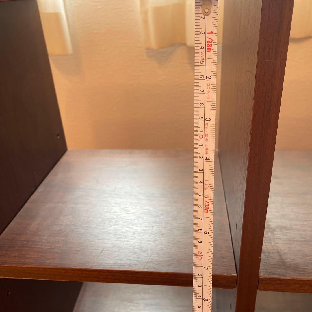 木製オープンシェルフ ダークブラウン 6棚　大塚家具