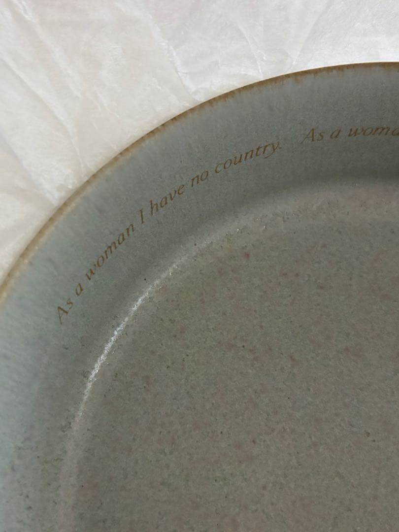 【非売品】大阪関西万博 ウーマンズパビリオン ノベルティ 安藤由香氏作　皿