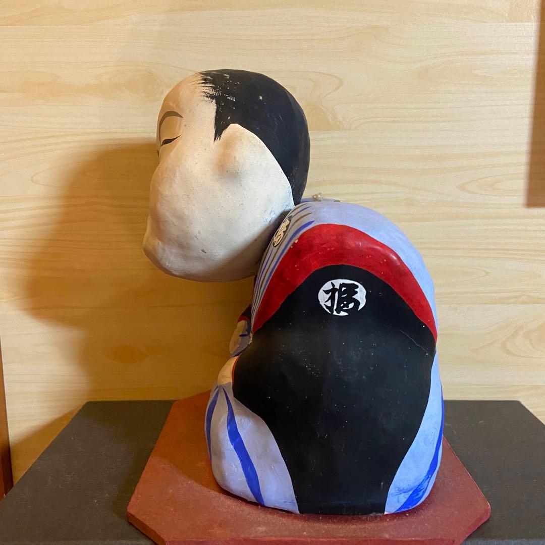 【郷土玩具】廃絶　会津張子　福助