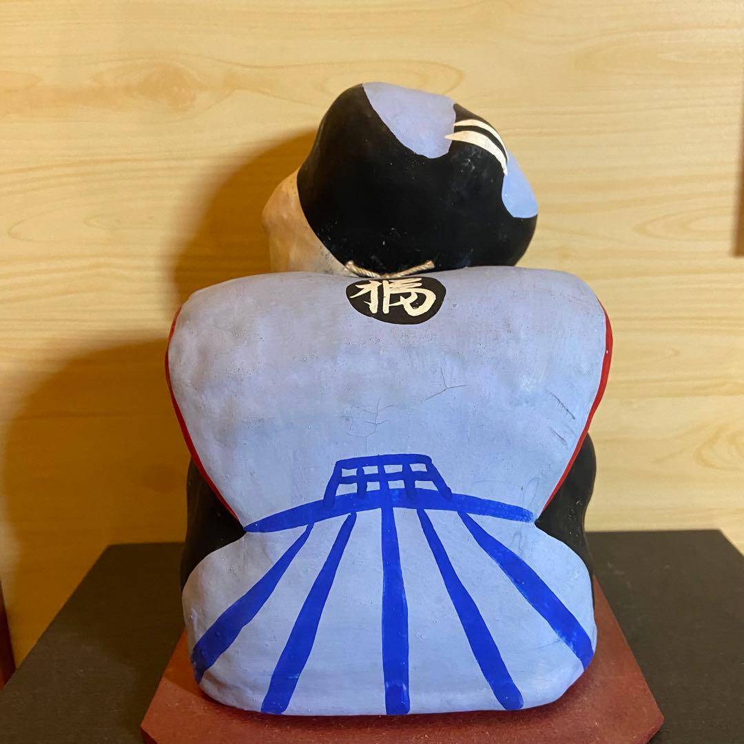 【郷土玩具】廃絶　会津張子　福助