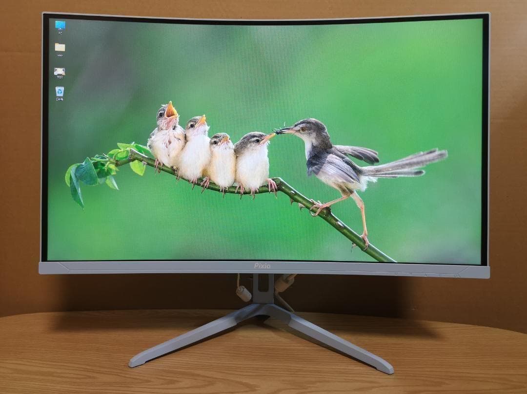 PXC248 Wave 湾曲ゲーミングモニター 23.8型 200Hz 美品