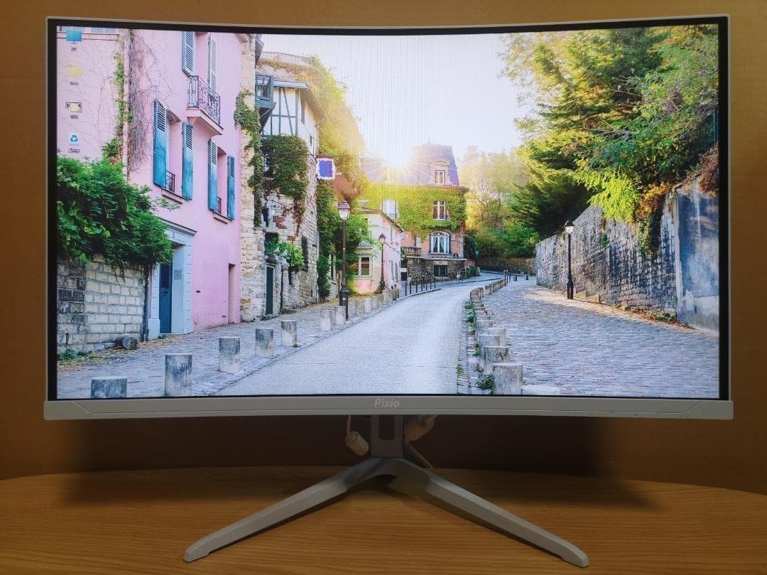 PXC248 Wave 湾曲ゲーミングモニター 23.8型 200Hz 美品