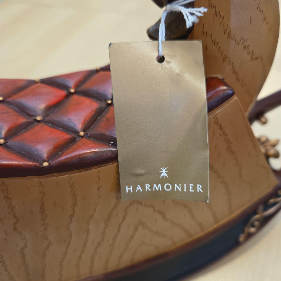 木製馬のロッキングホースクリスマス飾りオルゴール