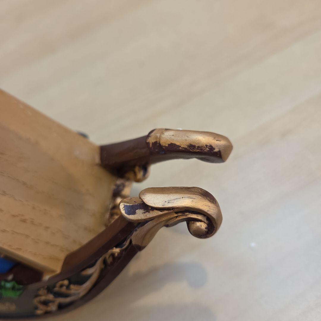 木製馬のロッキングホースクリスマス飾りオルゴール